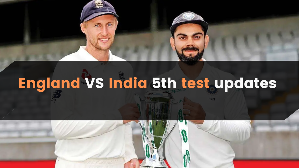England VS India 5th test updates
